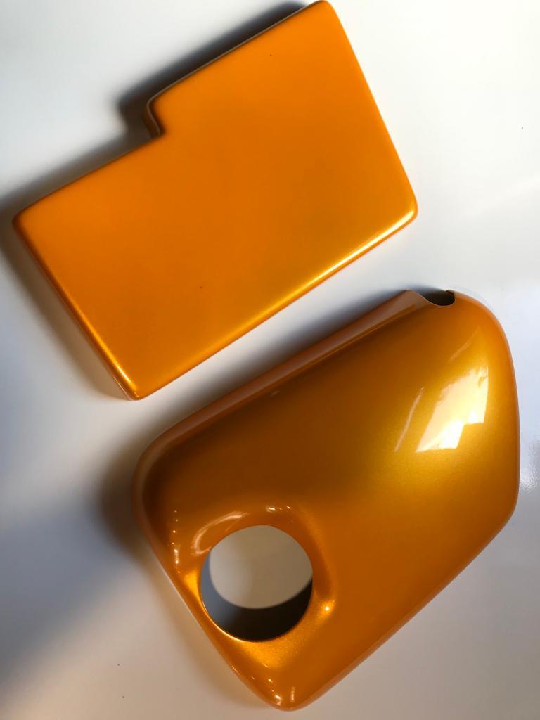 Ford Focus Tangerine Scream Fuse Box and Coolant Tank Covers