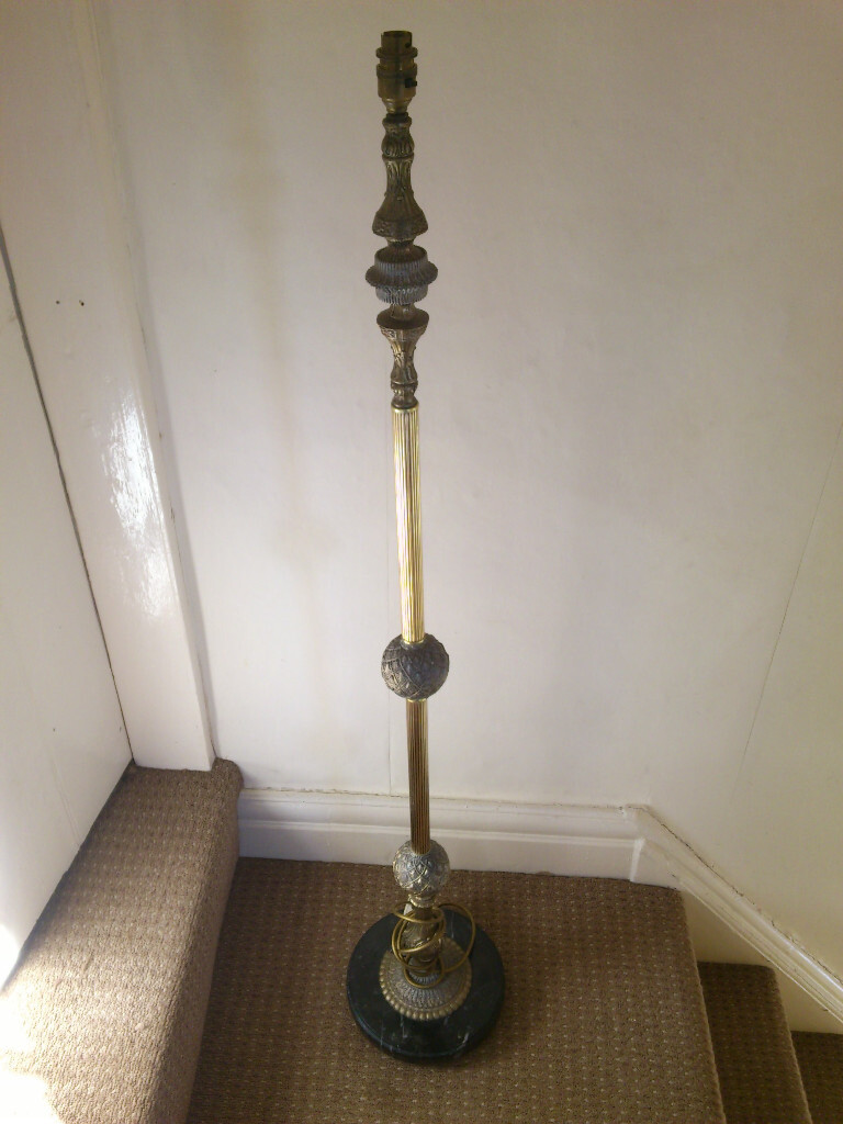 Old fashioned floor lamp, brass/marble in Bridlington, East Yorkshire Gumtree