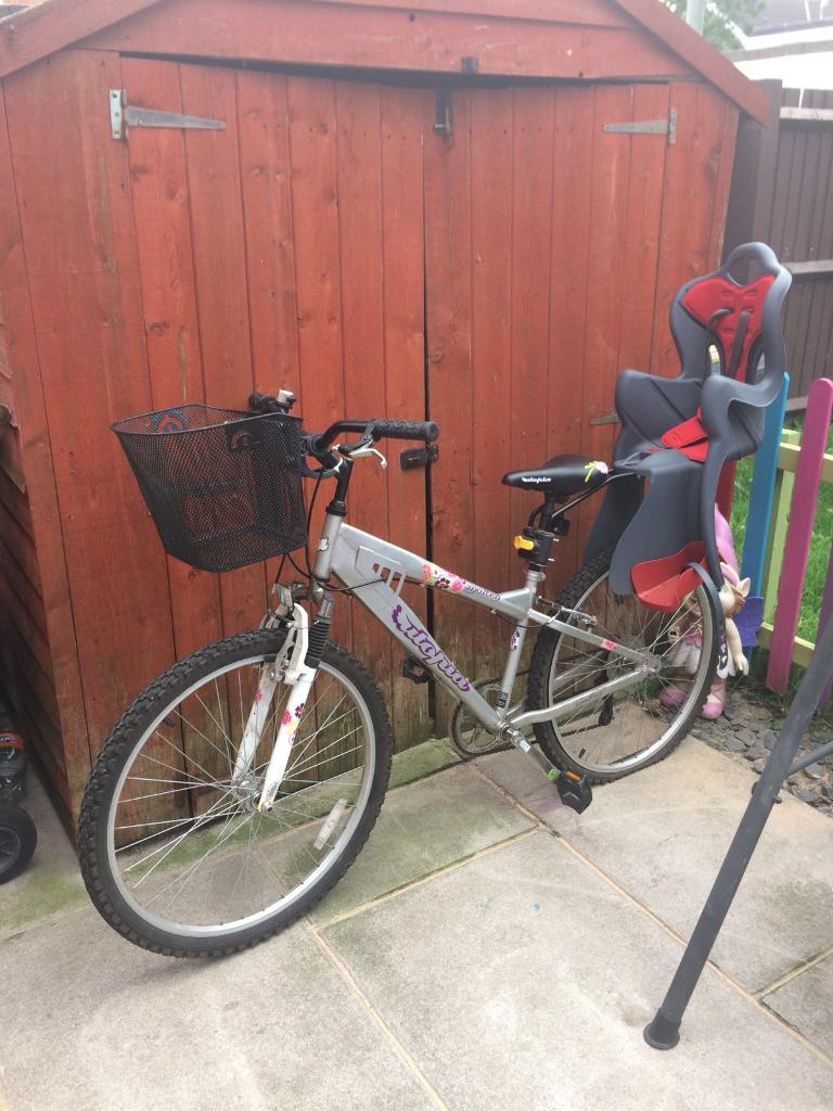 Ladies bike with toddler seat in Caerphilly Gumtree