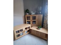 Matching Tv unit, coffee table & unit with lights