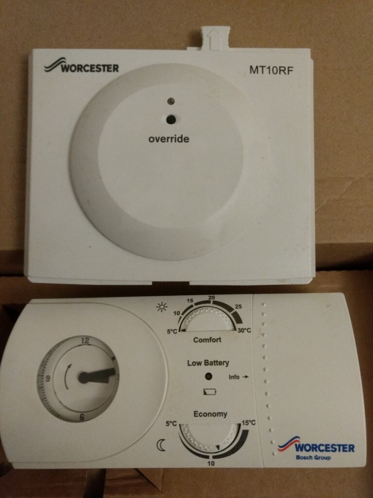 Worcester Bosch MT10RF wireless mechanical thermostat, nearly new in Corstorphine, Edinburgh