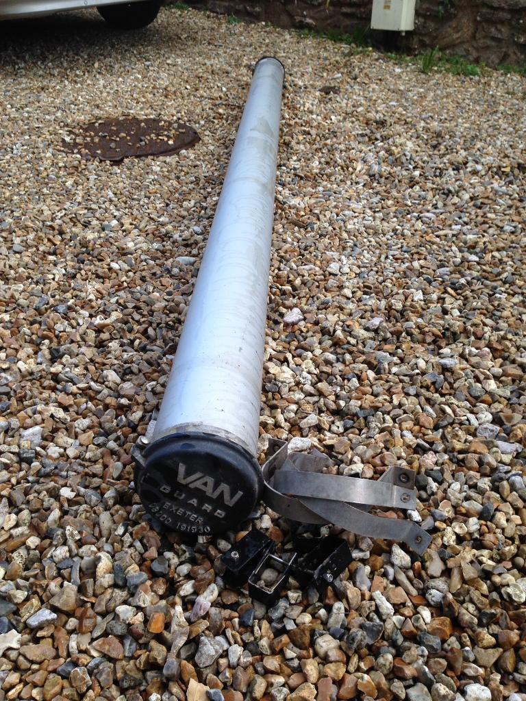 Pipe tube carrier storage rack roof van guard 3m in Totnes, Devon