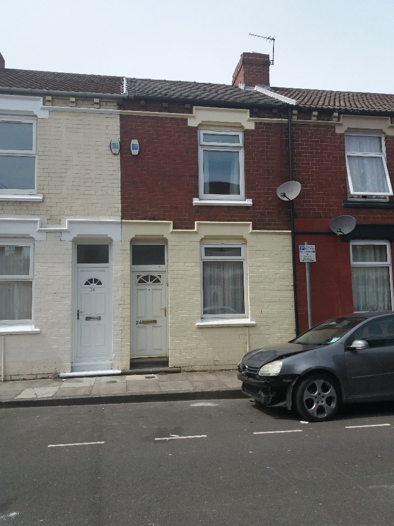 2 Bedroom Mid Terrace House at Egerton Street, Middlesbrough, TS1 3LU