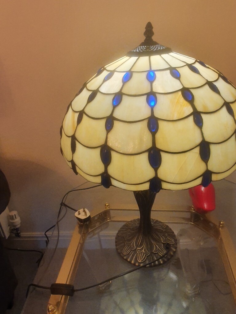 Large tiffany style table lamp in Preston, Lancashire Gumtree