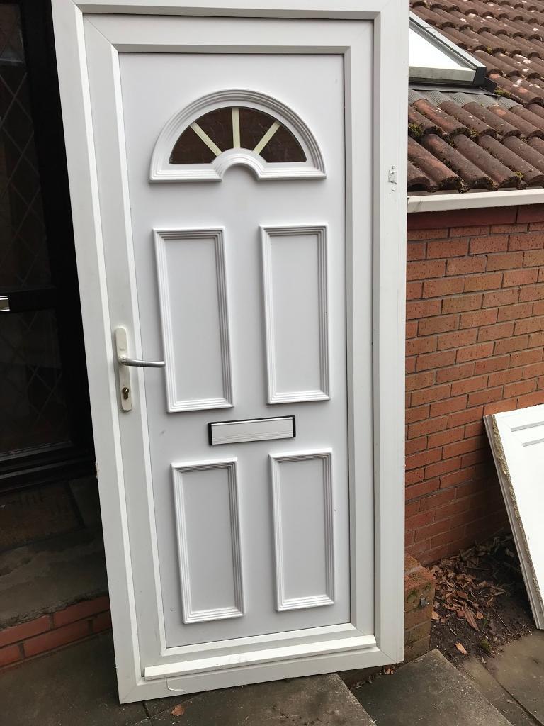 White Upvc front door in Kingswinford, West Midlands Gumtree