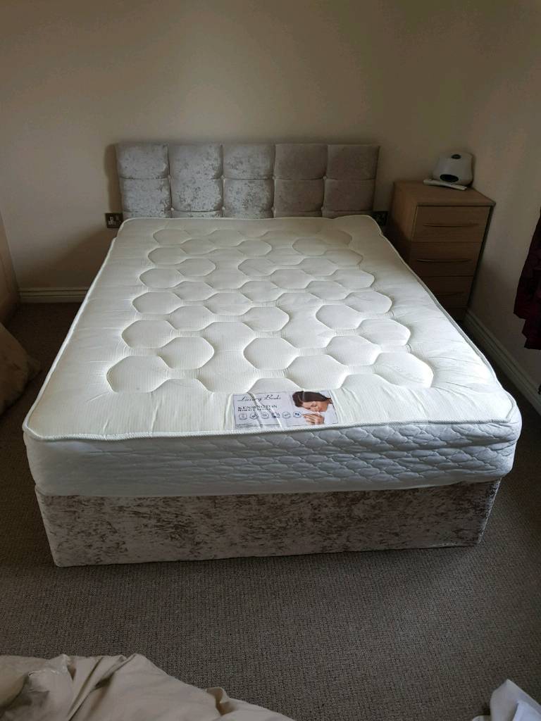 Crush velvet double bed in Mansfield, Nottinghamshire Gumtree