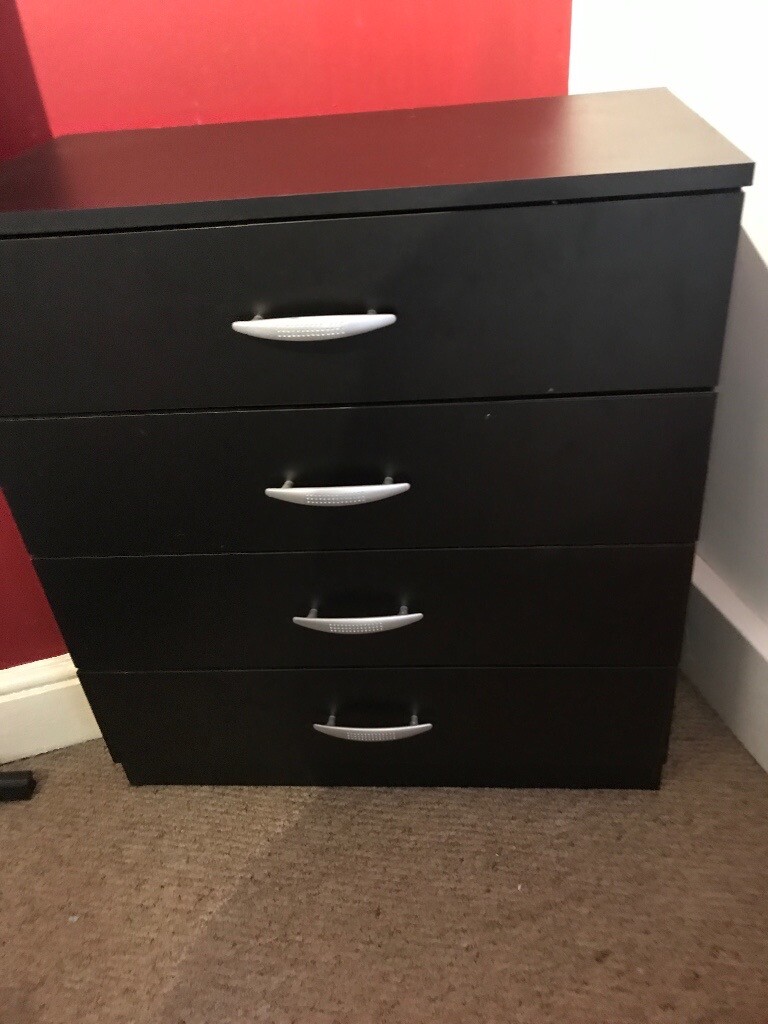 Black chest of drawers in Swansea Gumtree