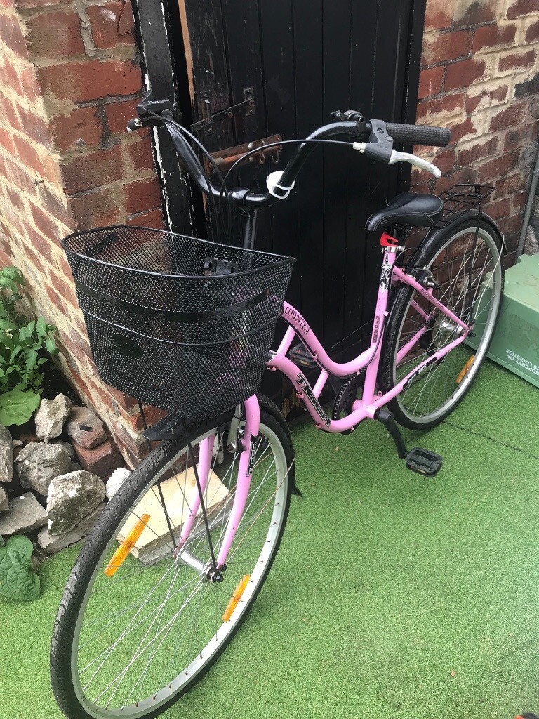 ladies bike with a basket