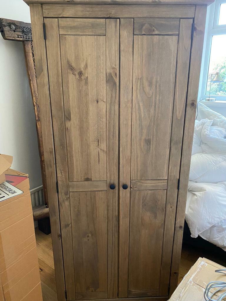 Oak effect wooden wardrobe in Kilmarnock, East Ayrshire Gumtree