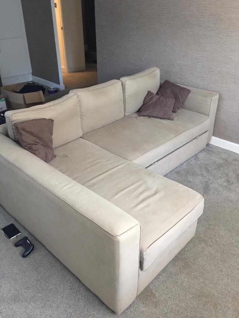  L  Shape Ikea  Sofa  FREE Damaged in St Albans 