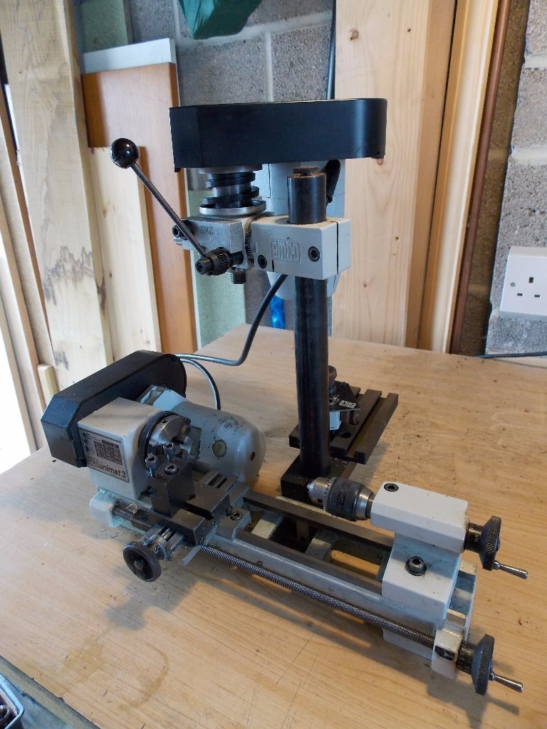 Emco Unimat 3 mini Lathe and drill