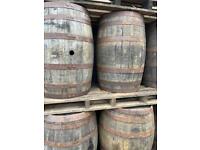 Reclaimed oak barrels 