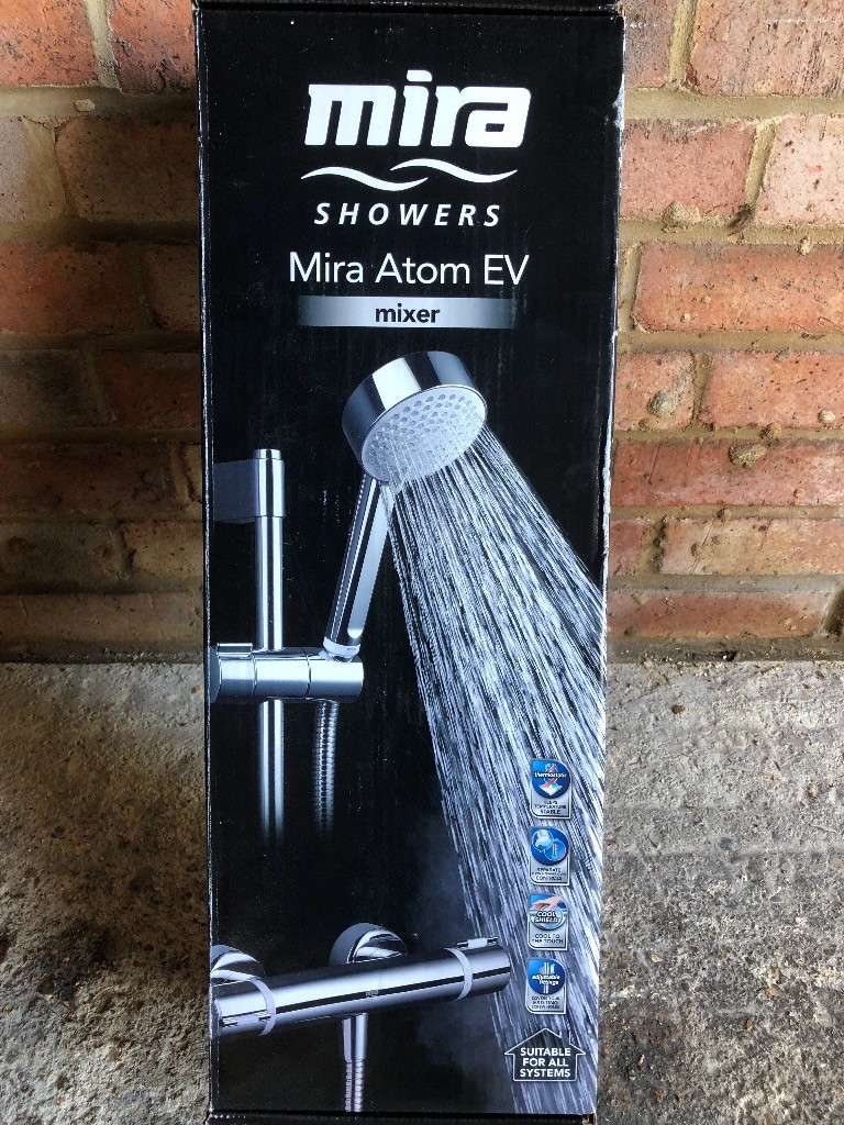 Mira Atom EV Mixer Shower NEW Chrome 4 Spray head Thermostatic