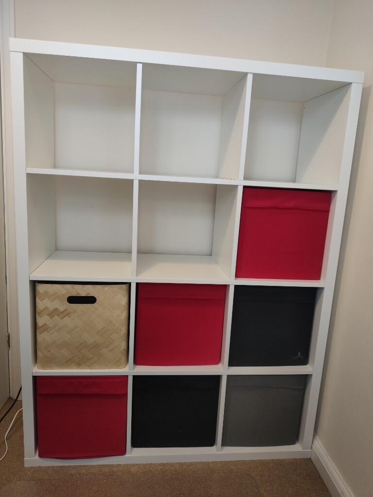 White IKEA BILLY bookcase 3x3 (collection only) in Oxford