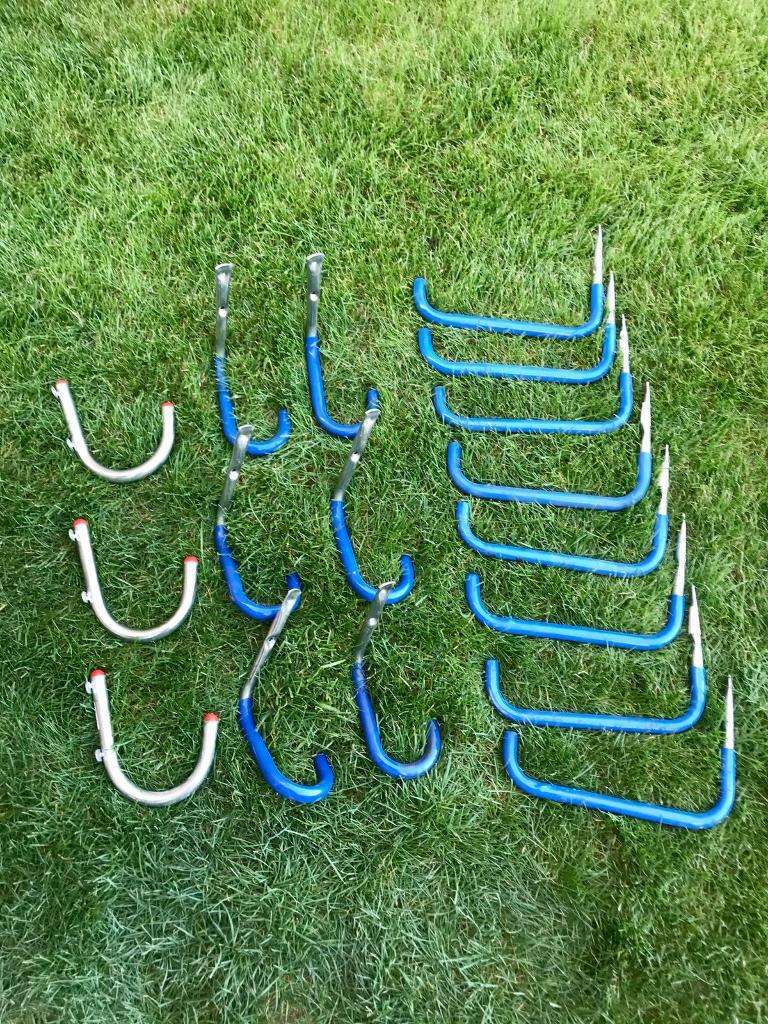 diy storage or bike hooks for garage or shed in nuneaton