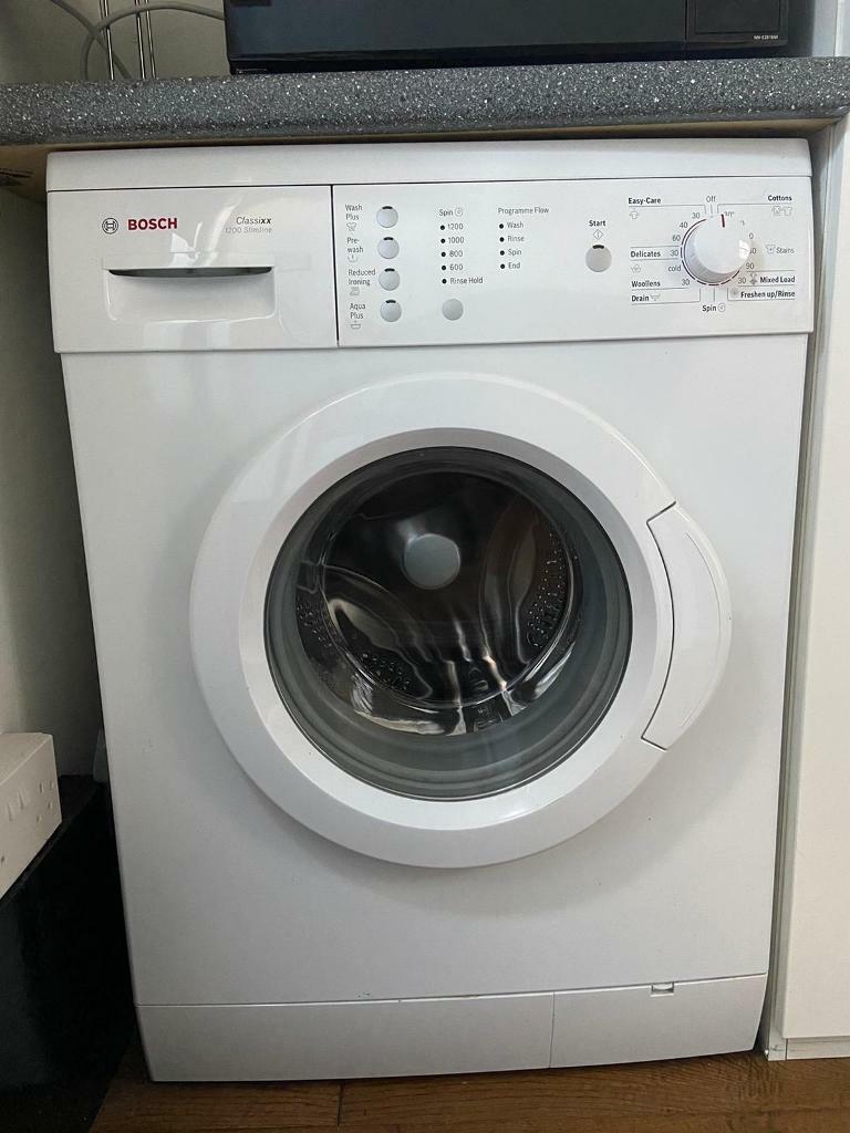 Bosch Classixx 1200 slimline washing machine in Hyde Park, London