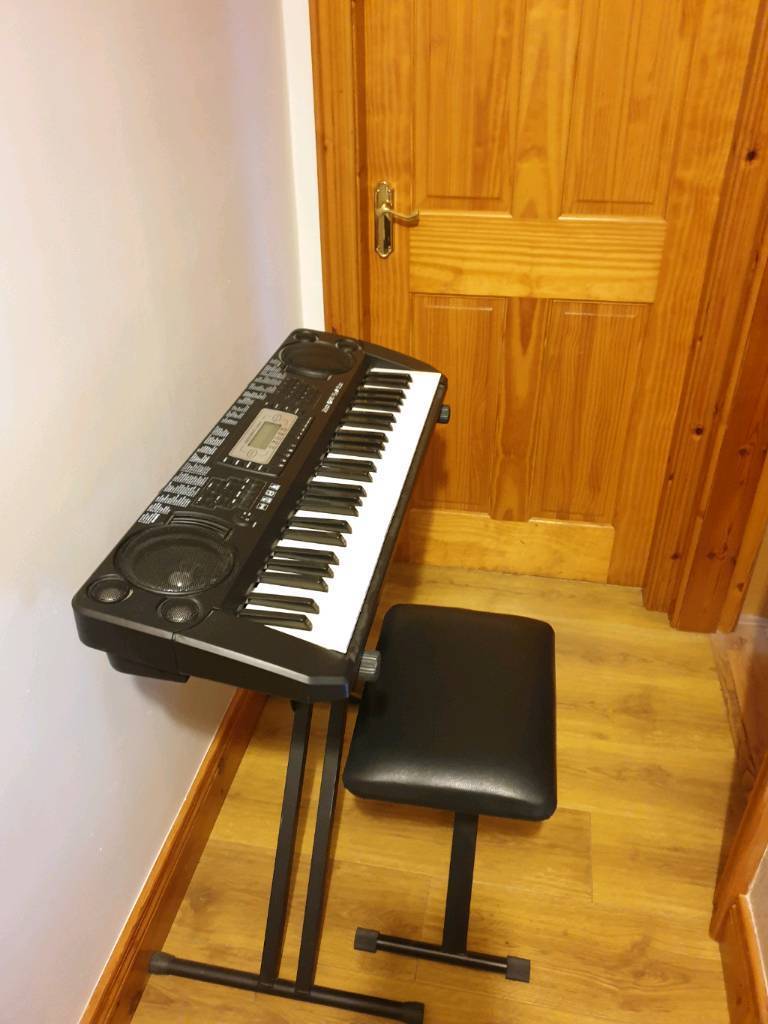 Keyboard (stand&amp;stool included) | in Ballymena, County Antrim | Gumtree