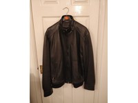 Jasper Conrad men's black leather jacket XL