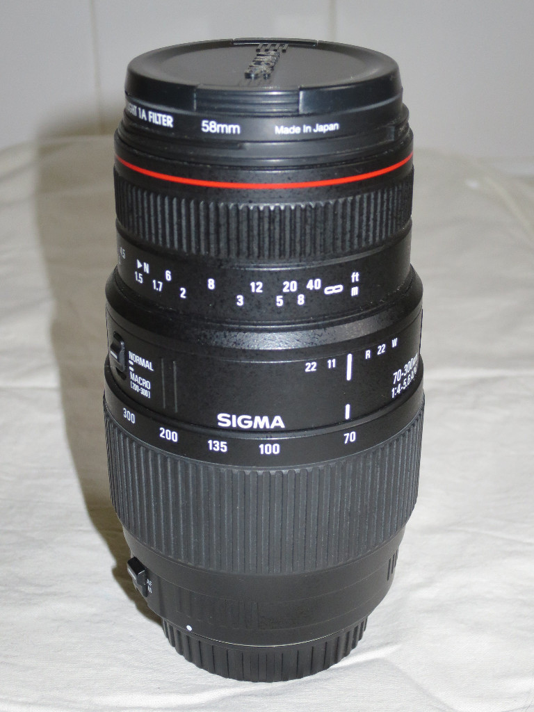 Telephoto lens, Sigma, 70300mm, 45.6 APO, to fit Canon in Norwich