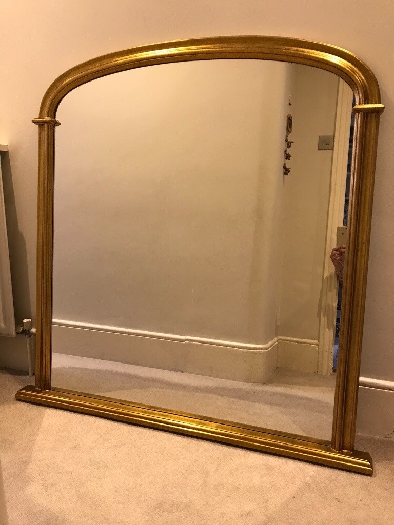 Overmantle gold framed mirror. Excellent condition in Putney, London Gumtree