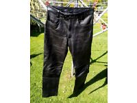 Hein Gericke Leather Motorcycle Jeans