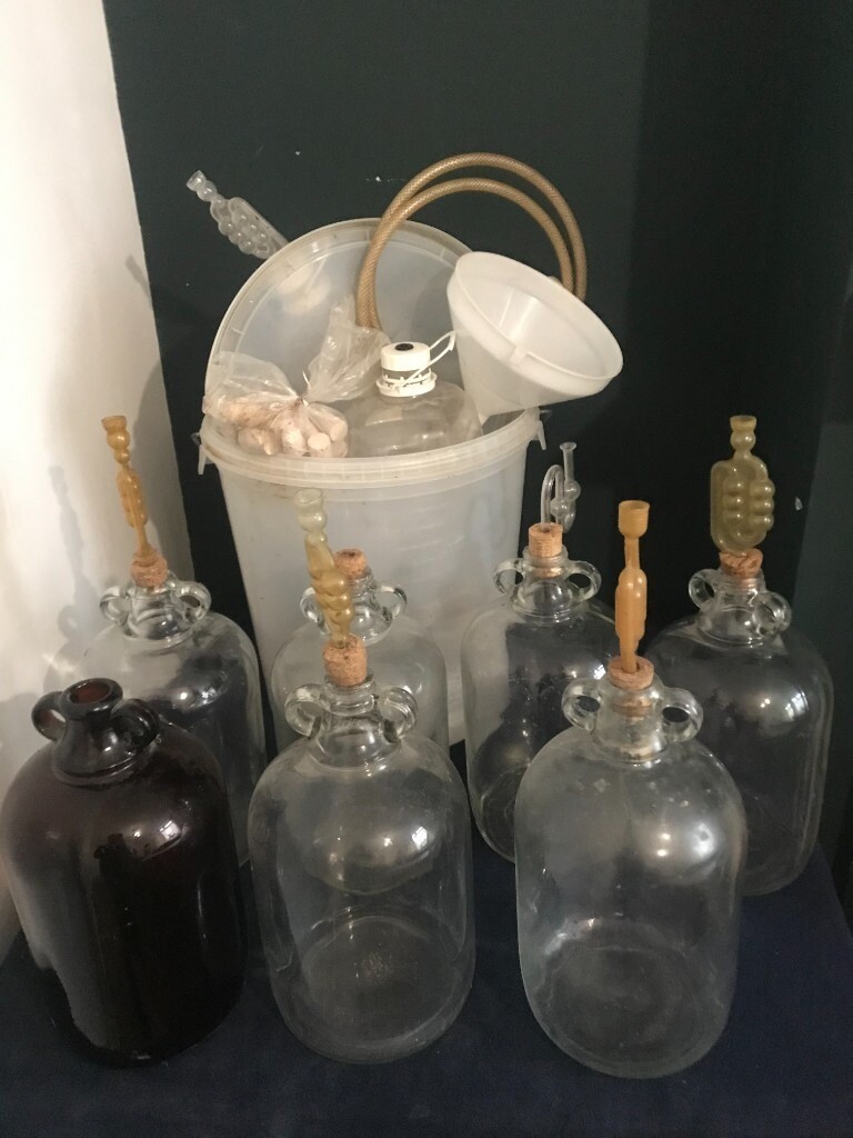 LARGE COLLECTION BEER / WINE MAKING EQUIPMENT in NewbigginbytheSea