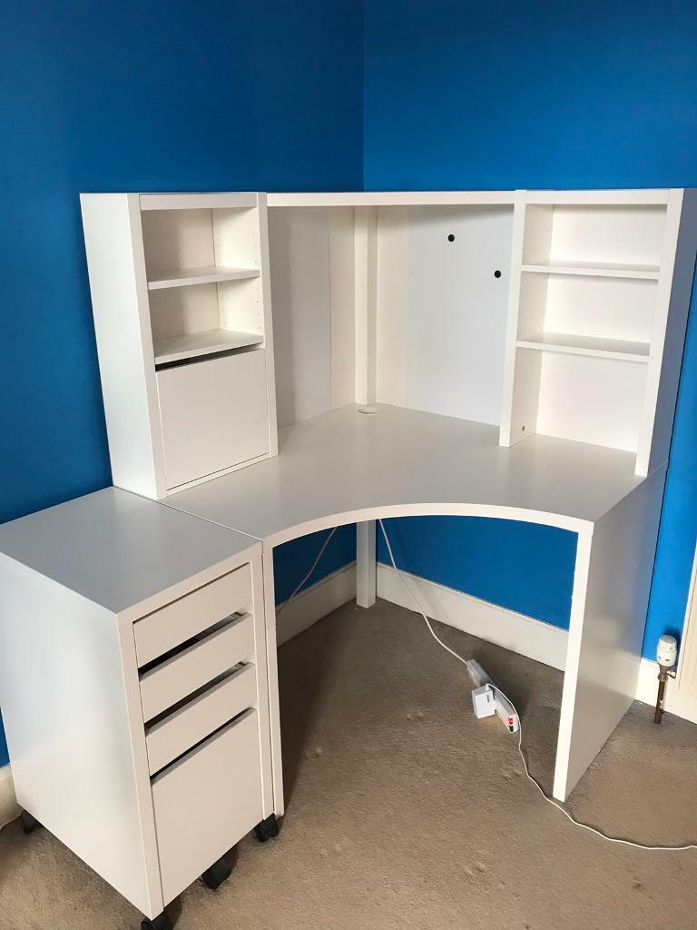 Micke Ikea Corner Workstation And Drawers In Stirling Gumtree
