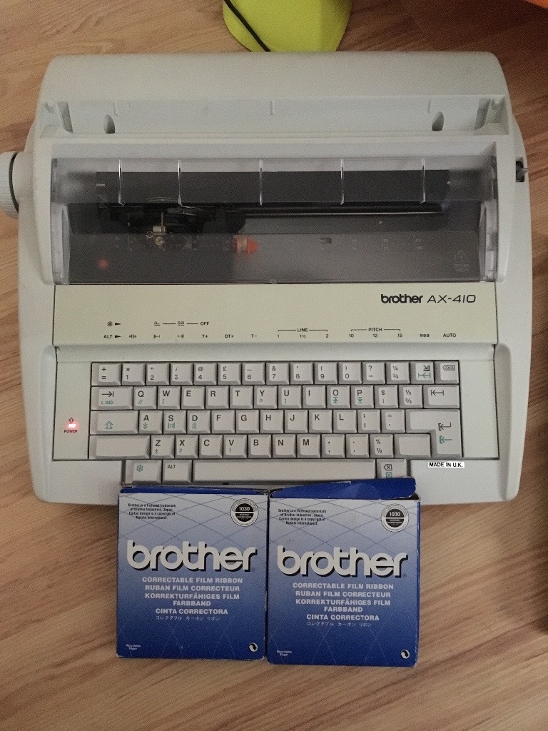 Brother Ax 410 electric typewriter
