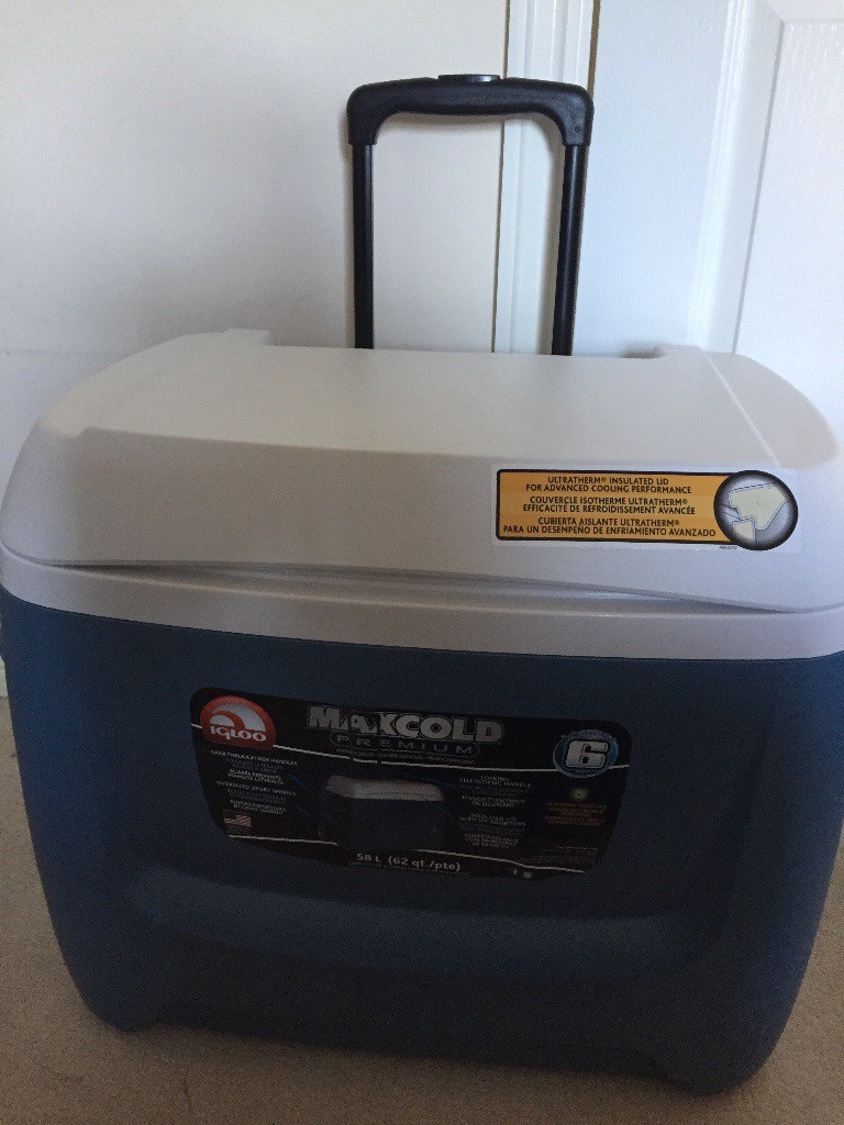 igloo maxcold 58l rolling cooler
