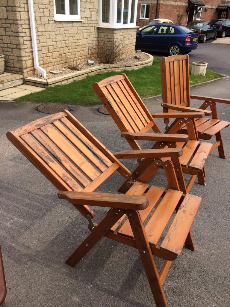 Hillerstorp Swedish design and made solid wood garden chairs in