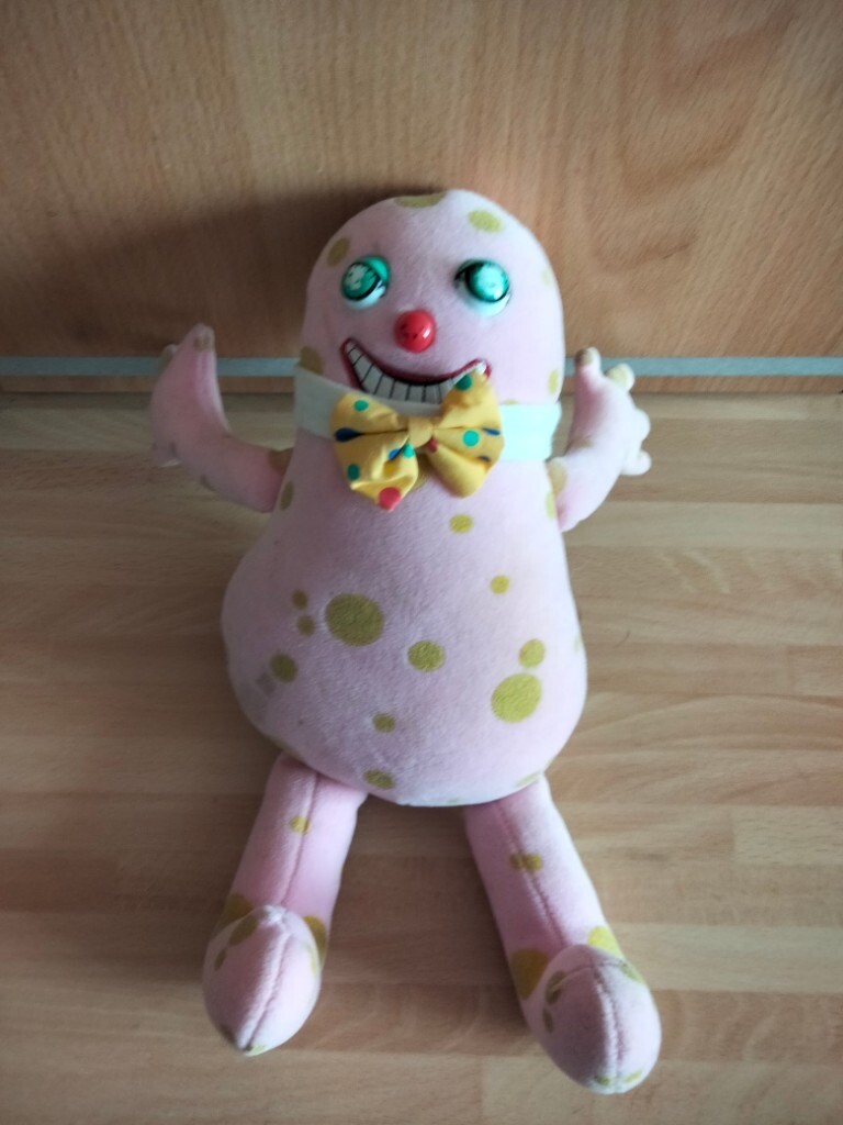 A Vintage 1990's Noel Edmonds Mr. Blobby Soft Toy 12 inches high in