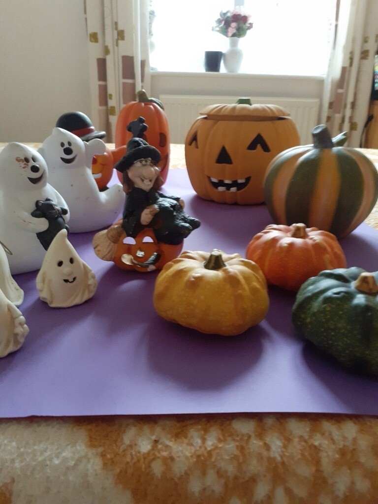 Selection of Halloween ceramic ornaments | in Ely, Cambridgeshire | Gumtree