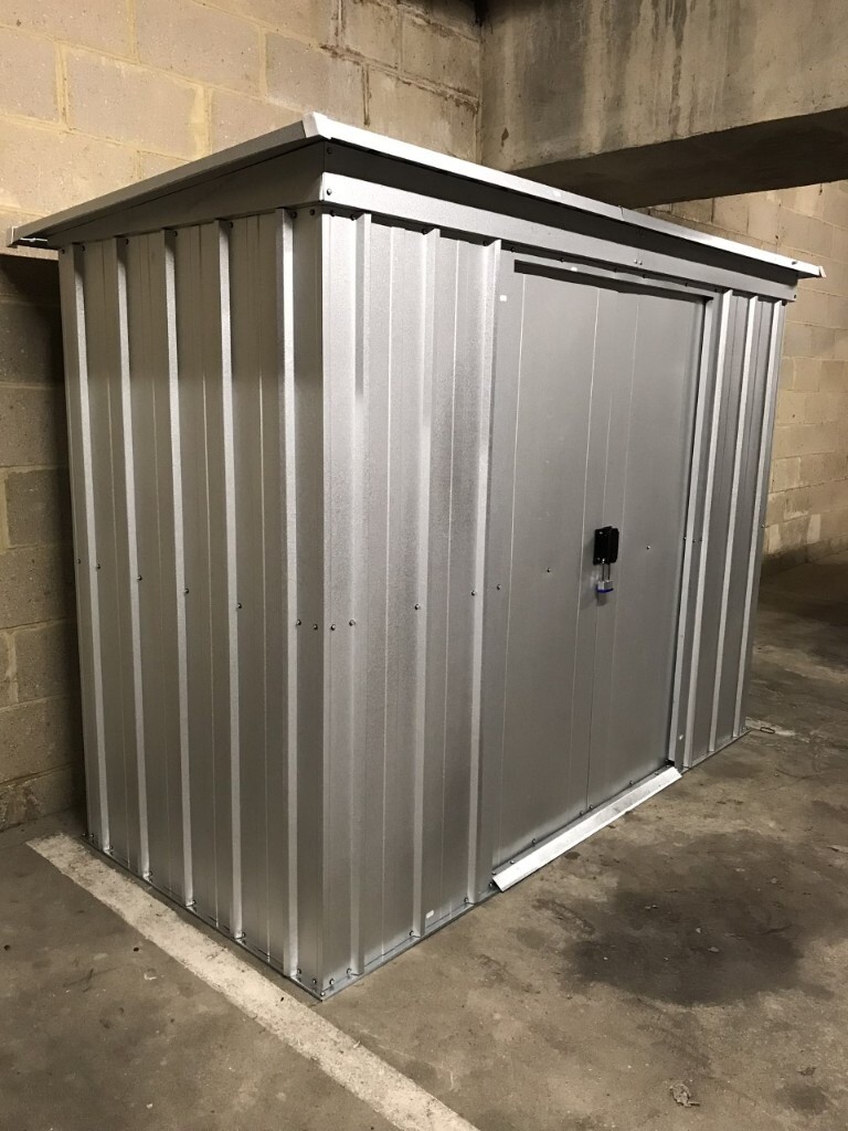 359 Yardmaster Pent Metal Garden Shed - Maximum External Size 7'10" W x ...