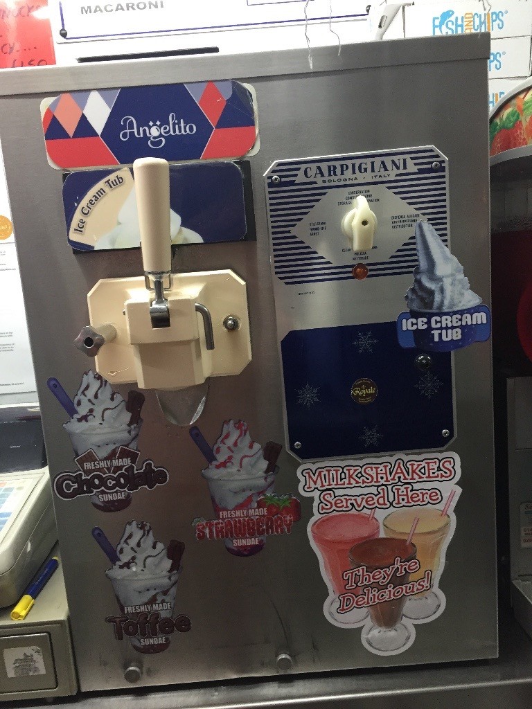 Carpigiani whippy ice cream machine in Fraserburgh, Aberdeenshire