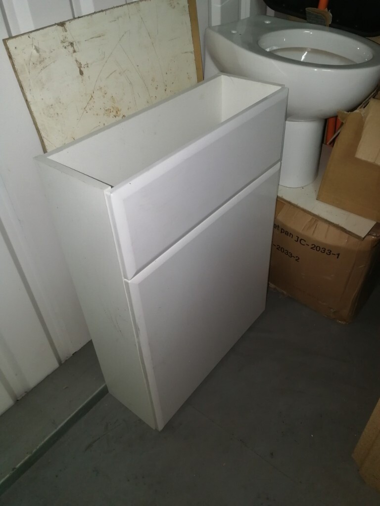 bathroom wc, furniture unit for a concealed cistern in Risca, Newport
