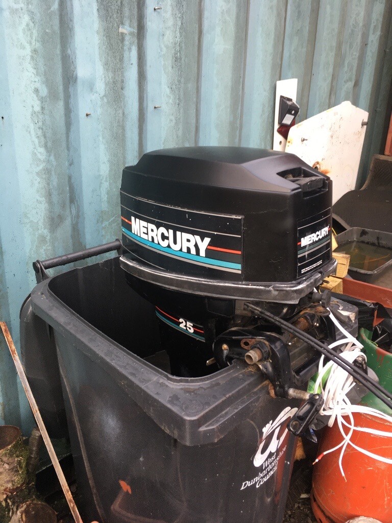 Mercury outboard 25hp 2 stroke engine in Milngavie, Glasgow Gumtree