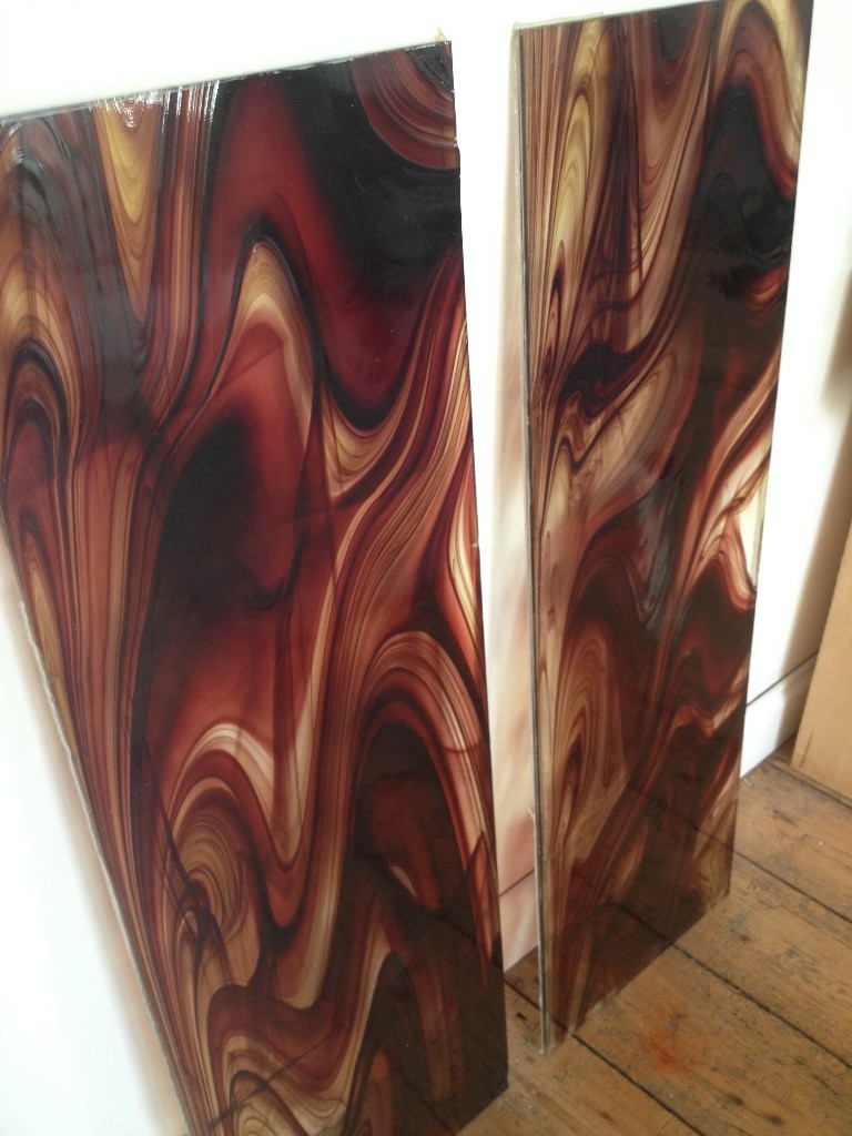 Stained Glass. Spectrum Glass Baroque Dark Red in Bedminster