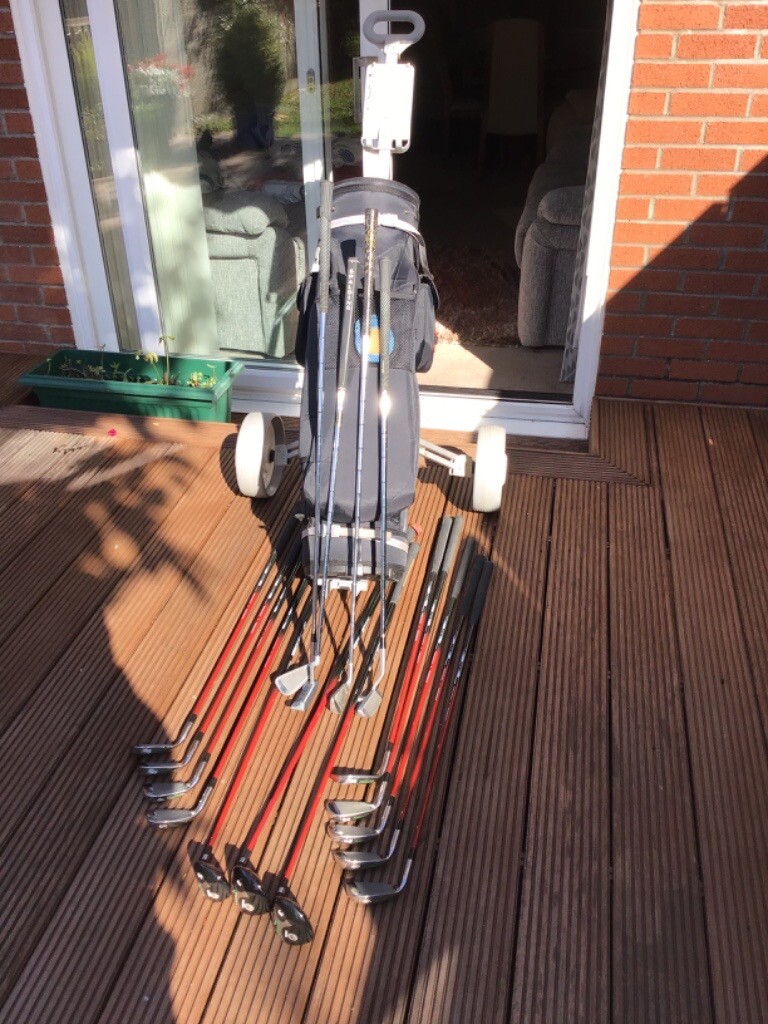 Pinseeker Golf Club Set, bag and trolley in Southmead, Bristol Gumtree