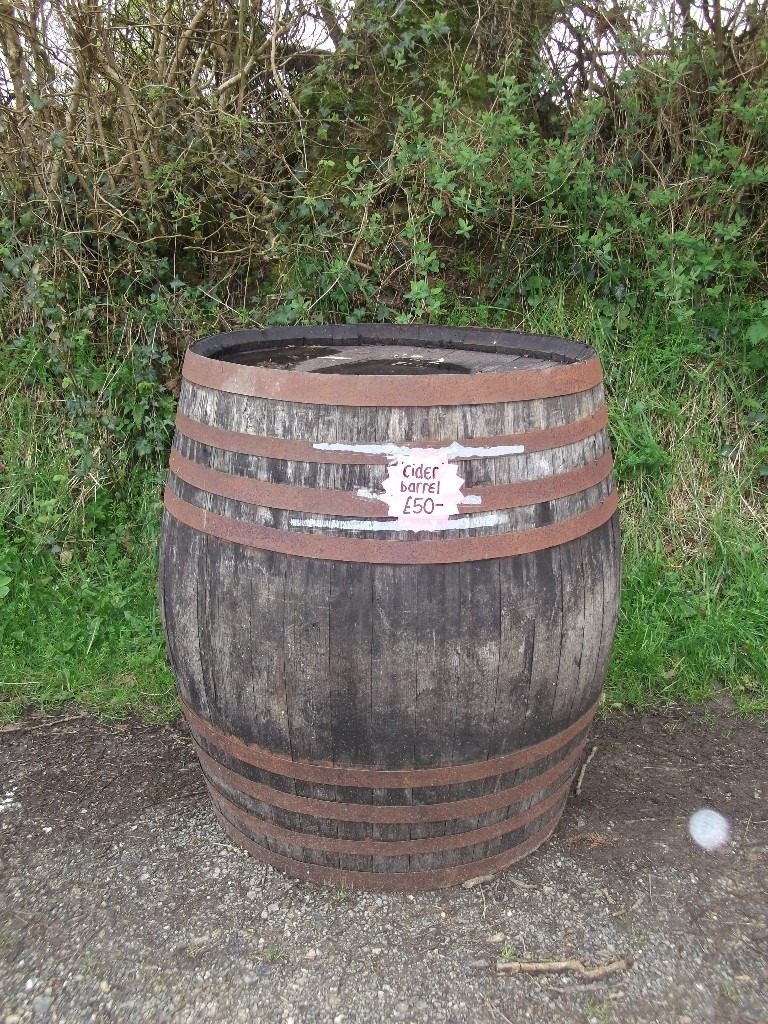 Cider barrel genuine, wooden, excider barrel, vintage, 2.5 hogsheads
