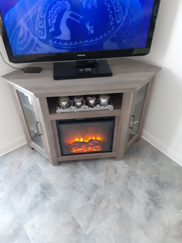 Corner tv unit with fireplace in Monifieth, Dundee Gumtree