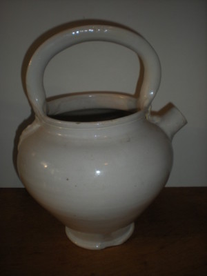Watering Can Jug Pottery Vintage Italy Plant Water Pot