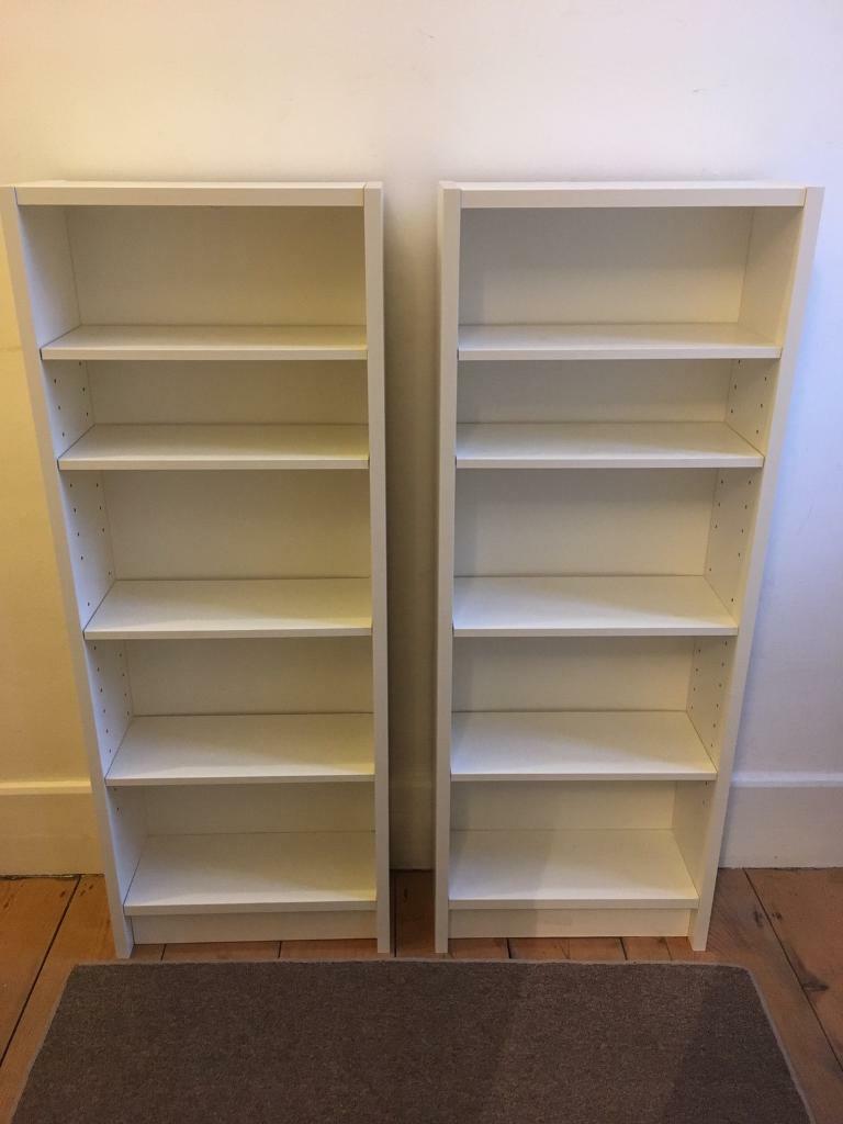 Two Ikea White  Adjustable  Shelving  Units in Bosham West 