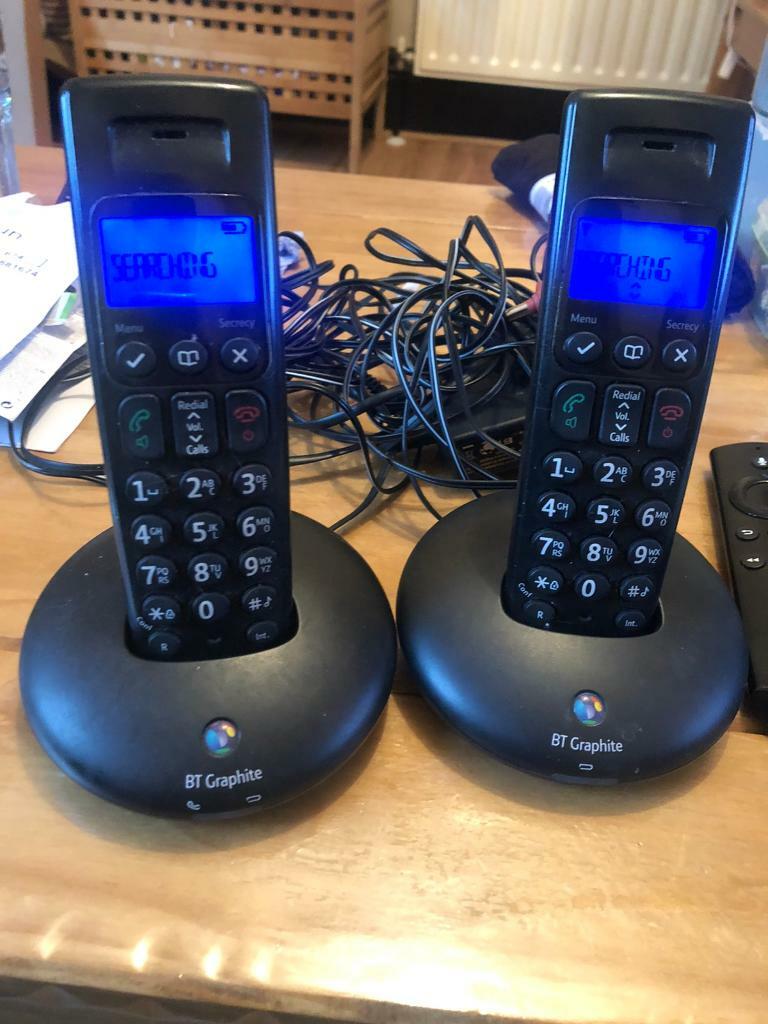 Bt graphite 2100 digital cordless twin phone set in Sheffield, South