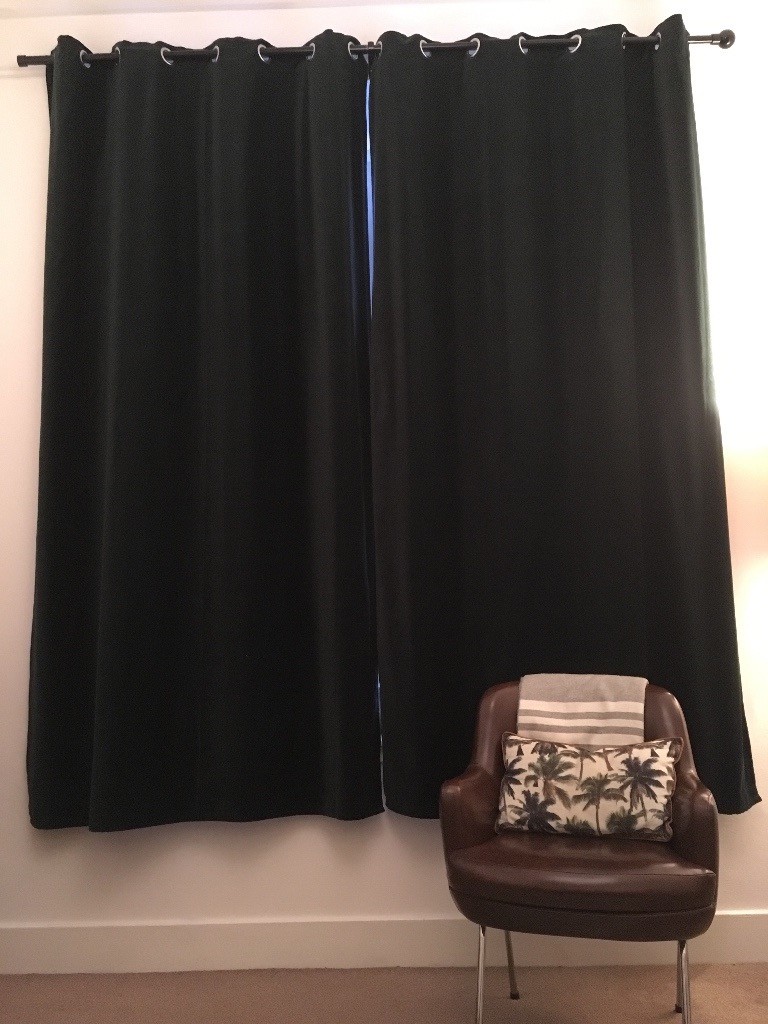 Green Velvet Sanela Ikea Curtains In Finnieston Glasgow Gumtree