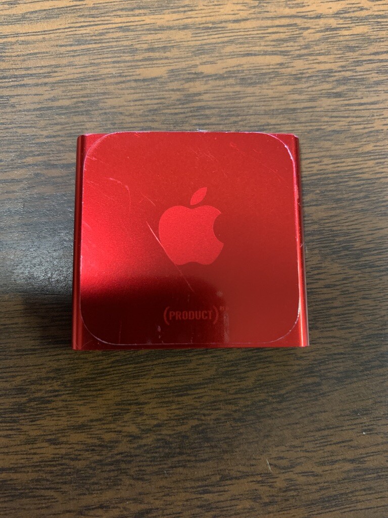 Apple iPod nano 6th Generation Red (8 GB) Cracked Screen - Works