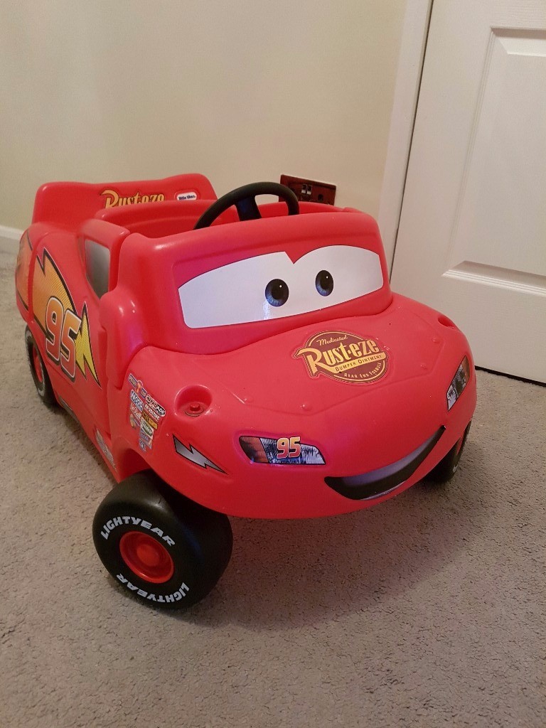 Disneys cars Lightning Mcqueen little tikes ride in car in Sunderland