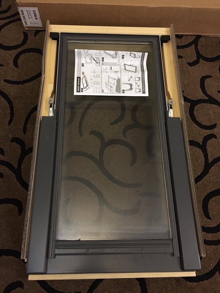 Brand new velux window with roof flashing kit in Bradford, West