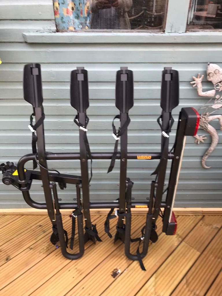 Halfords 4 bike tow bar mounted bike rack. NOW SOLD in Bonnybridge
