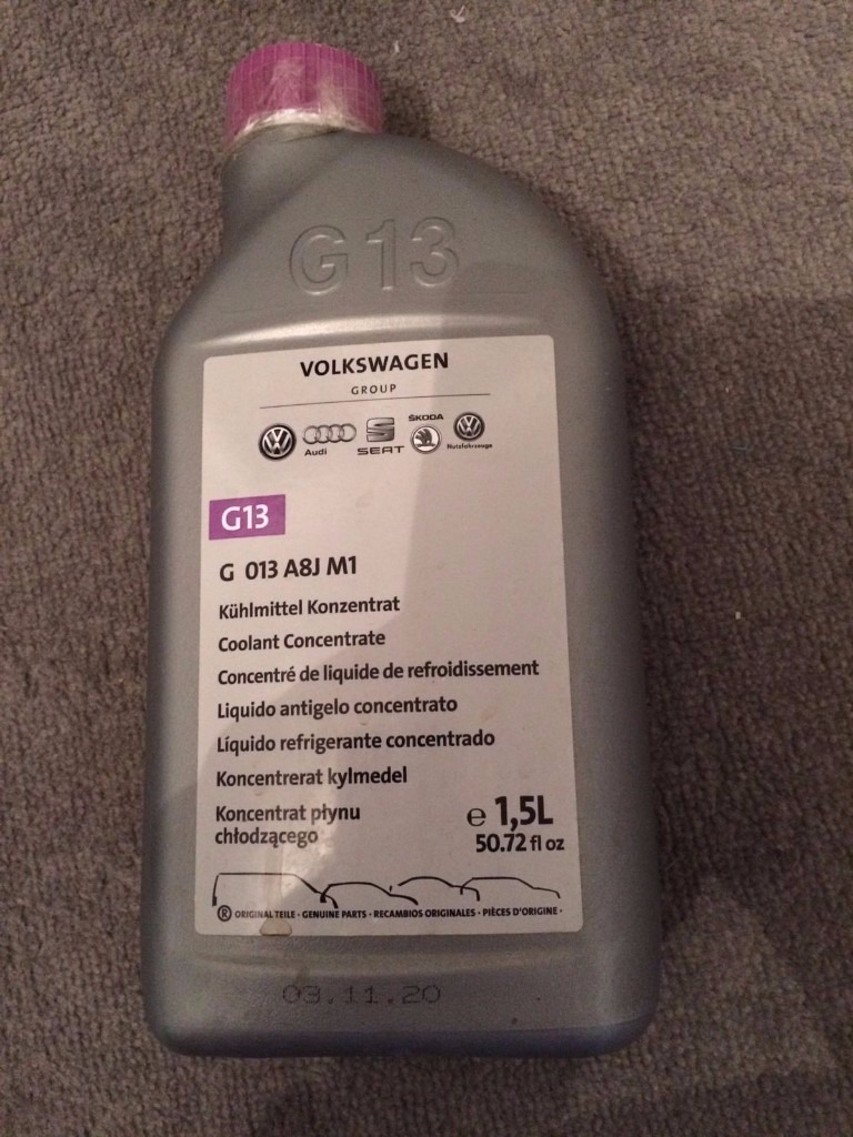 Genuine Volkswagen/Audi/Seat/Skoda G13 Coolant Concentrate/Antifreeze 1