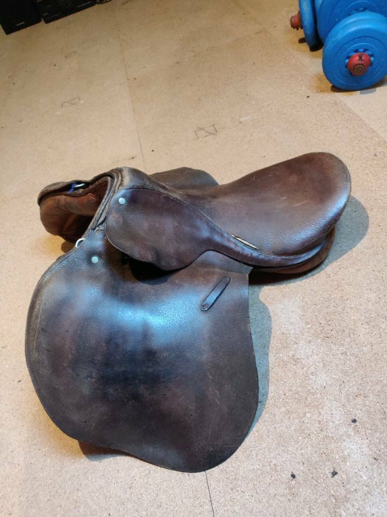 Brown leather saddle in Radstock, Somerset Gumtree